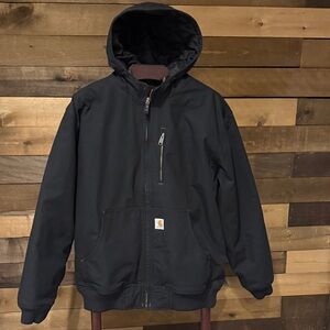 Carhartt Men's Black Hooded Performance Jacket Size XL